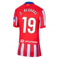 Fotballdrakt Dame Atletico Madrid Julian Alvarez #19 Hjemmedrakt 2024-25 Kortermet